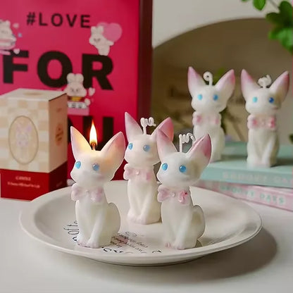 Animal Modeling Beeswax Scented Candle Cat Style Scented Candle Festival Gifts for Guests