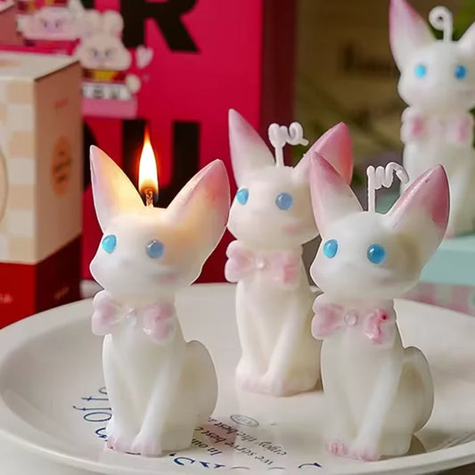 Animal Modeling Beeswax Scented Candle Cat Style Scented Candle Festival Gifts for Guests