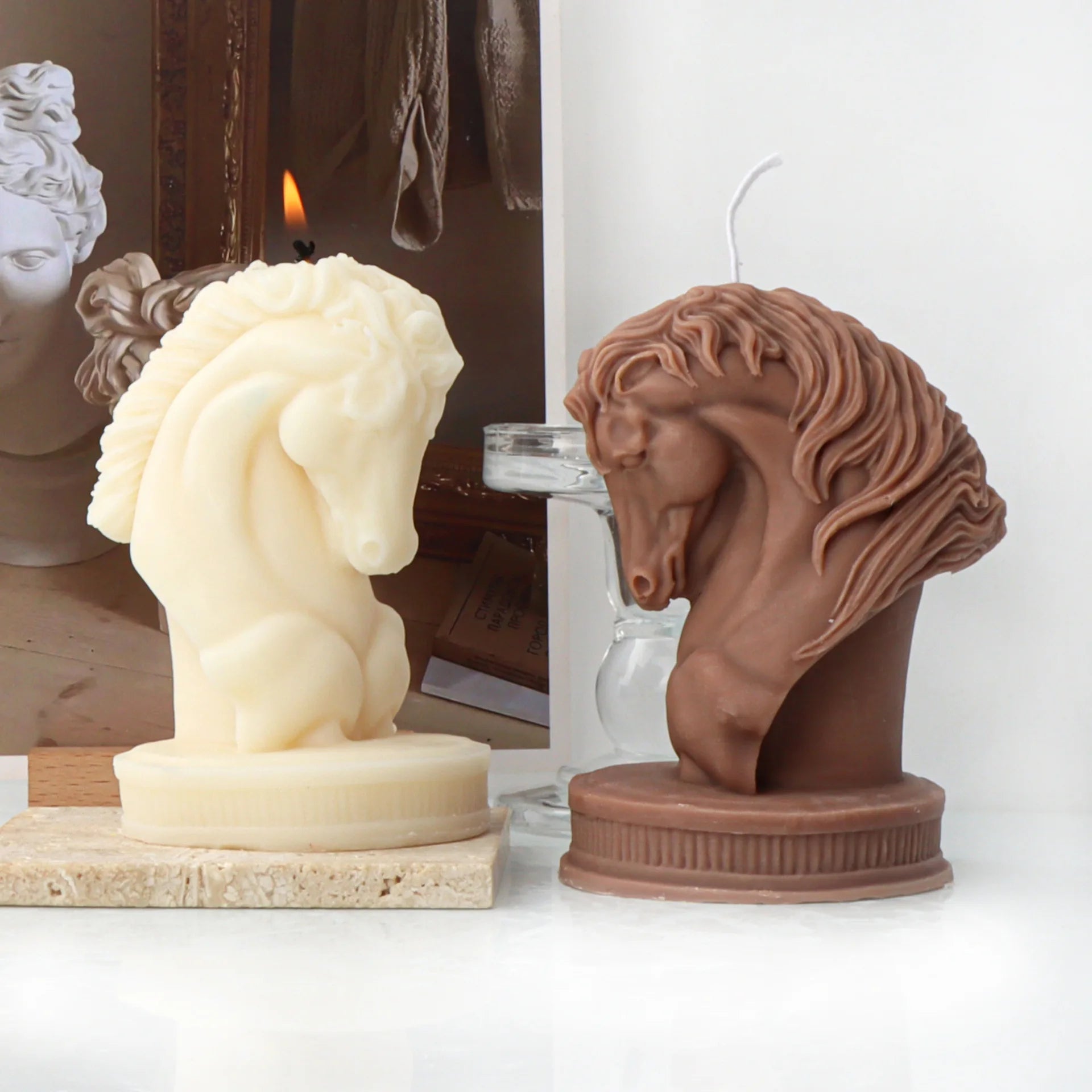 Home Fragrance Decorations Custom Horse Shape Scented Candle Wholesale Vendors Funny Animal Shape Candles