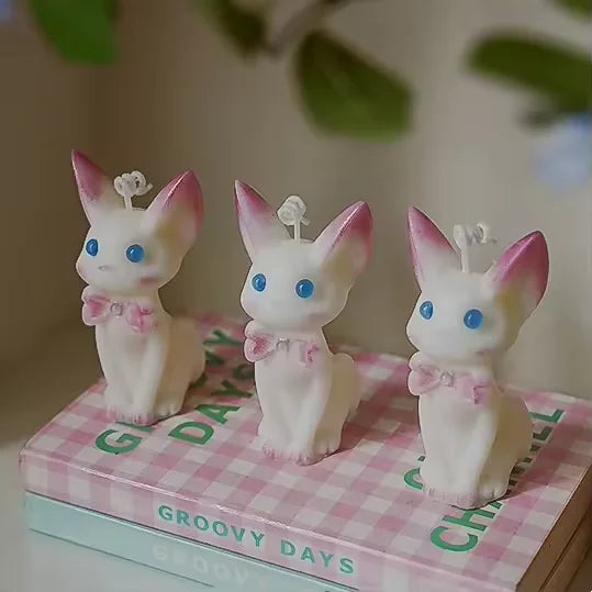 Animal Modeling Beeswax Scented Candle Cat Style Scented Candle Festival Gifts for Guests