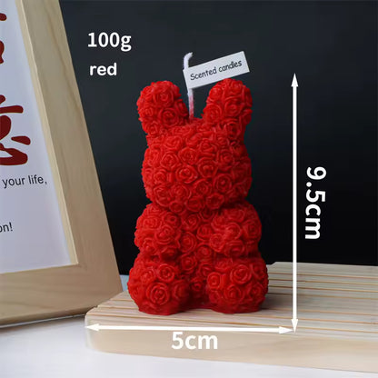 les bougies d'animaux en fleur