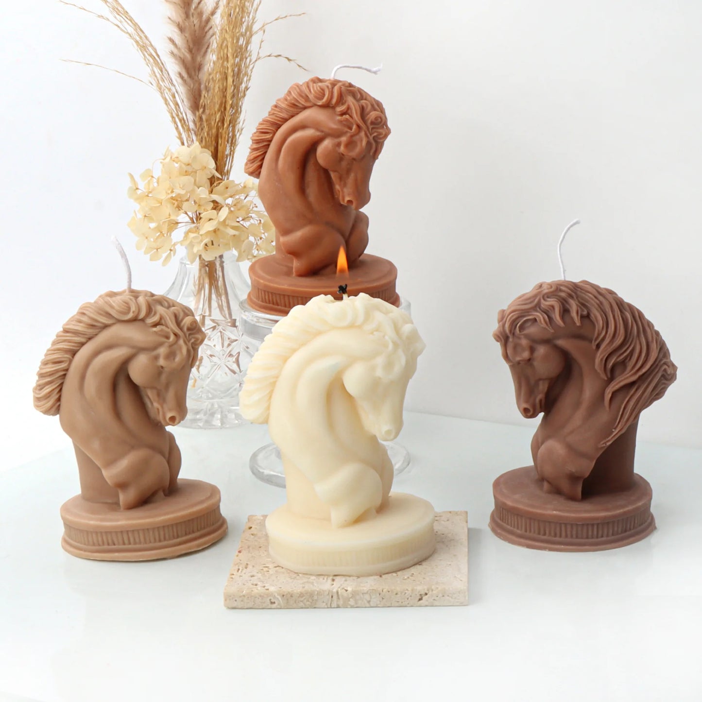 Home Fragrance Decorations Custom Horse Shape Scented Candle Wholesale Vendors Funny Animal Shape Candles